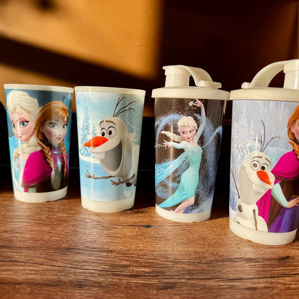 Frozen Character Kids Tumblers Set | Anna Elsa Olaf